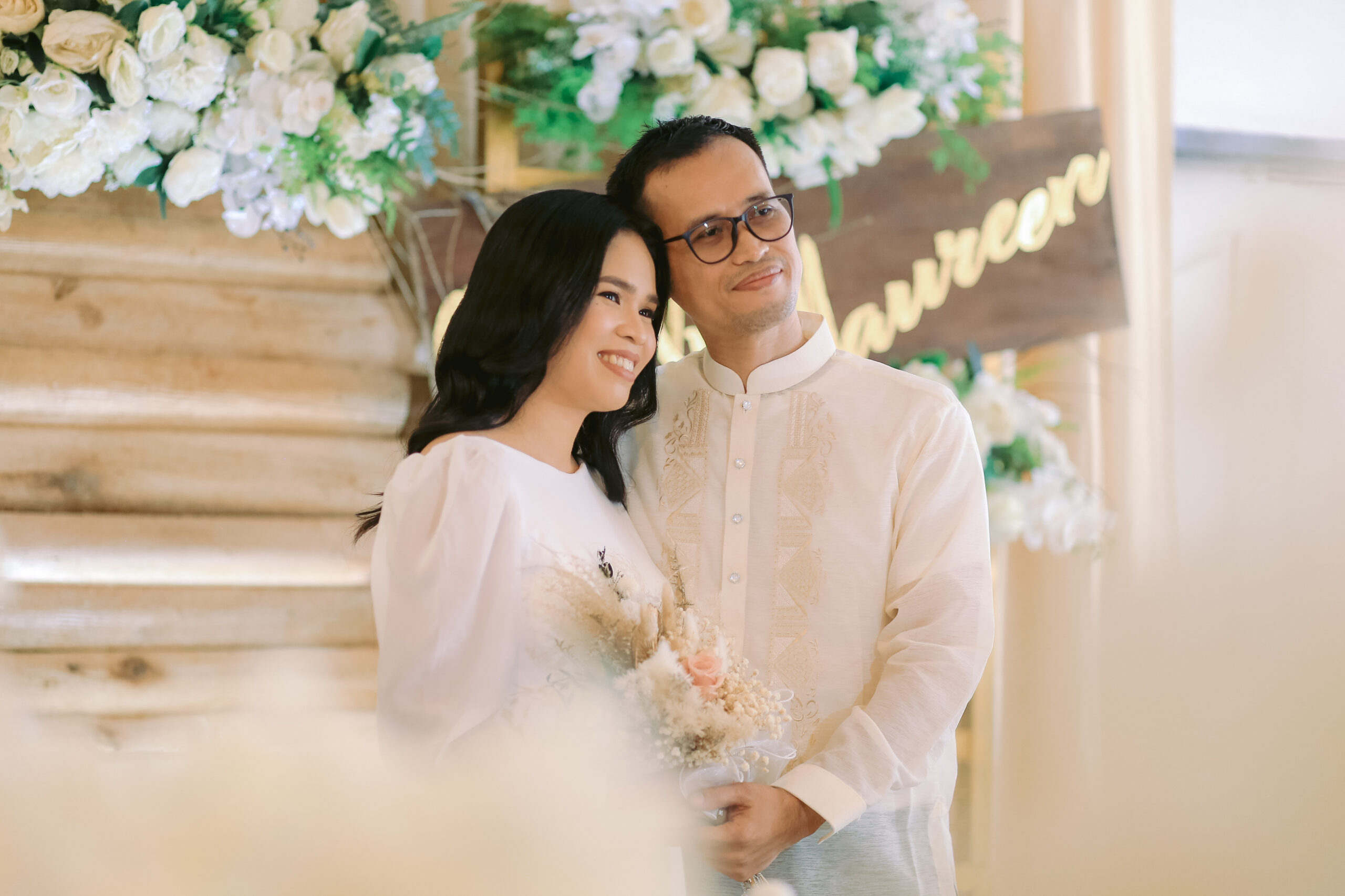 Edgar & Maureen Intimate Church Wedding