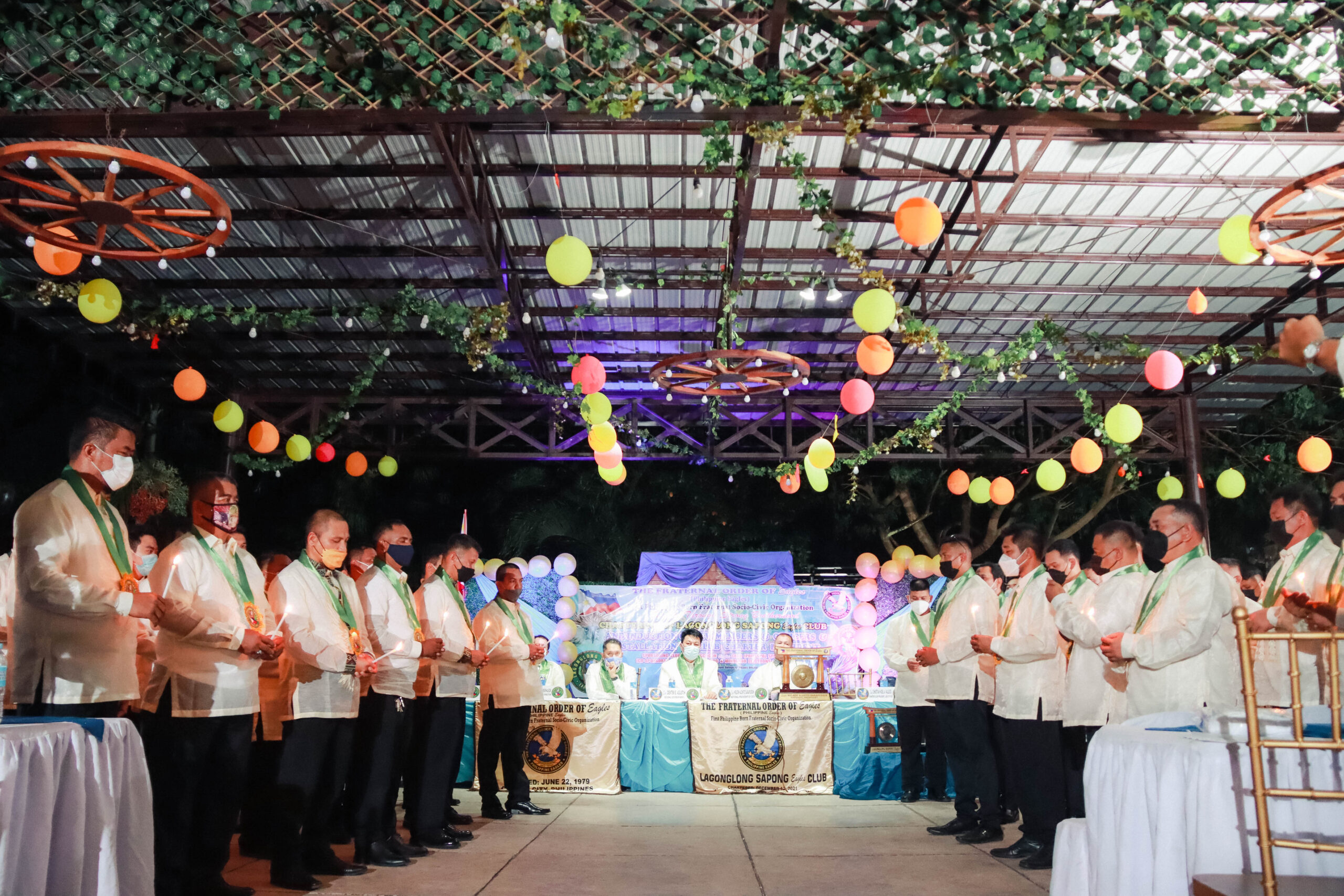 Lagonglong-Sapong Eagles Club Induction and Oath Taking